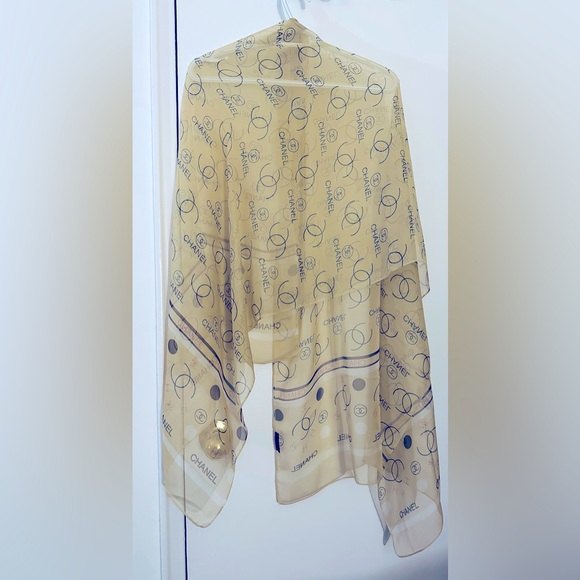 Made in France 100% Silk Scarf - Picture 2 of 5